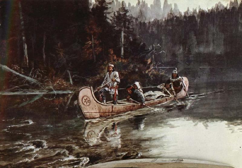 unknow artist On the,Flathead Germany oil painting art